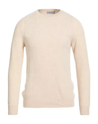 Jeordie's Man Sweater Ivory Size Xl Merino Wool In White