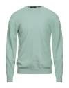 Jeordie's Man Sweater Light Green Size Xxl Merino Wool