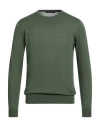 Jeordie's Man Sweater Military Green Size Xxl Cotton In Green