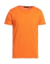 Jeordie's Man Sweater Orange Size L Cotton In Orange