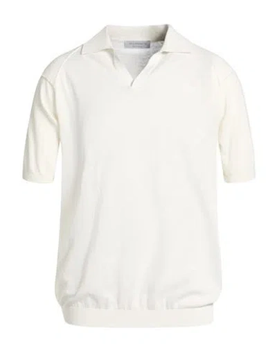 Jeordie's Man Sweater White Size Xxl Cotton, Linen, Recycled Polyester