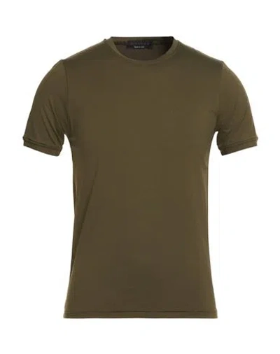 Jeordie's Man T-shirt Military Green Size S Polyamide, Elastane