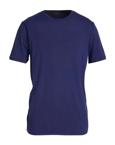 Jeordie's Man T-shirt Navy Size Xxl Polyamide, Elastane In Blue