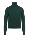 Jeordie's Man Turtleneck Emerald Green Size L Merino Wool