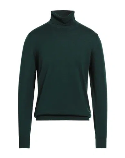 Jeordie's Man Turtleneck Emerald Green Size Xl Merino Wool
