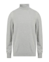 Jeordie's Man Turtleneck Grey Size Xxl Merino Wool, Cashmere