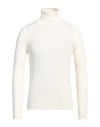 Jeordie's Man Turtleneck Ivory Size Xl Wool In White