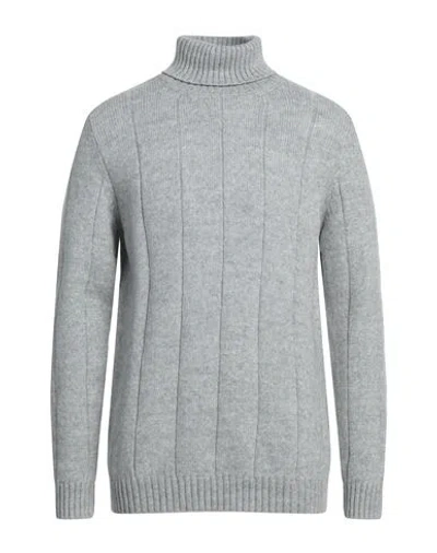 Jeordie's Man Turtleneck Light Grey Size Xxl Polyamide, Cotton, Wool, Cashmere