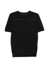 Jeordie's Patterned T-shirt In Black