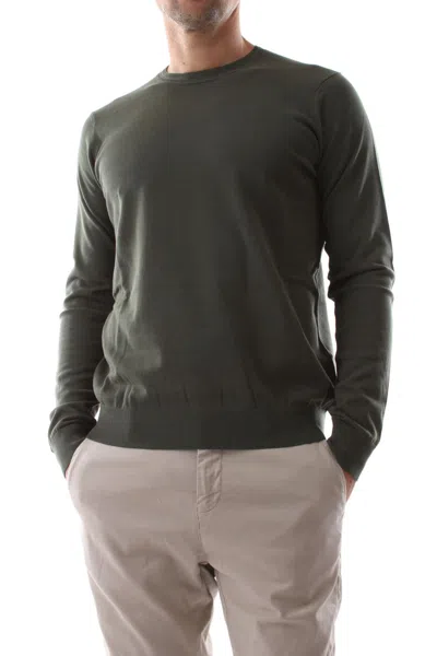 Jeordies Shirts Man Jeordie's 55514 Circle ml Neck Link 910 Military In Gray