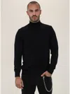 Jeordies Shirts Man Jeordie's 89618 Wolf Direct To/toppe 999 Black In Black