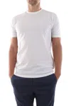 Jeordies T-shirt Man Jeordie's 80673 T-shirt Mm Crepe 100 White In White