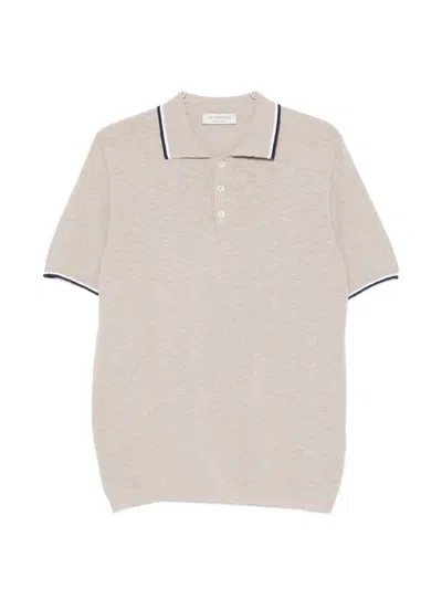 Jeordie's Tipping-detail Polo Shirt In Gray