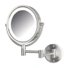 Jerdon Led Wall Mirror In Gray