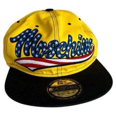 Pre-owned Jeremy Scott Aw20 Moschino Couture Oversized Gigantic Snapback Hat By  In Black