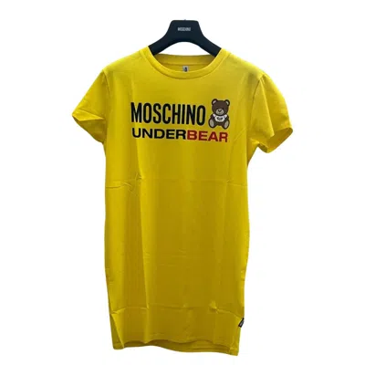 Pre-owned Jeremy Scott Aw20 Moschino Underwear Underbear Teddy Bear T-shirt By , Size Xs In Orange
