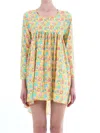 Jeremy Scott Yellow Floral Dress - Atterley In Multi