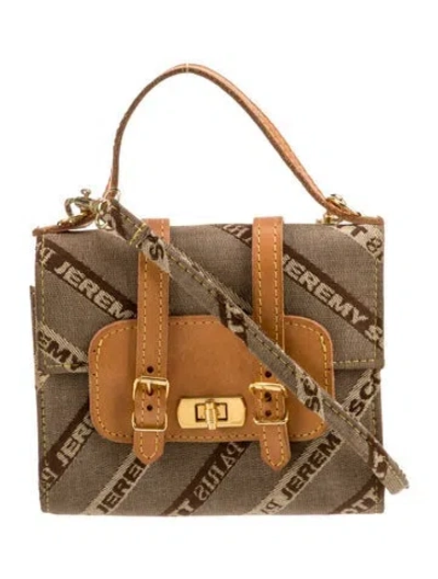 Pre-owned Jeremy Scott Leather Shoulder Bag In Brown