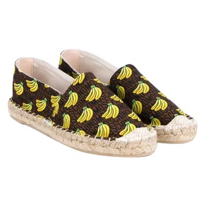Pre-owned Jeremy Scott Ss16 Moschino Couture  Super Mario Banana Bunch Espadrilles Us 10 In Sand