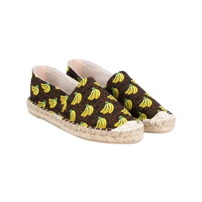 Pre-owned Jeremy Scott Ss16 Moschino Couture  Super Mario Banana Bunch Espadrilles Us 8 In Sand