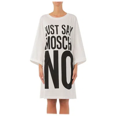 Pre-owned Jeremy Scott Ss17 Moschino Couture X  Justsaymoschino Short Jersey Dress Xxs In Sand