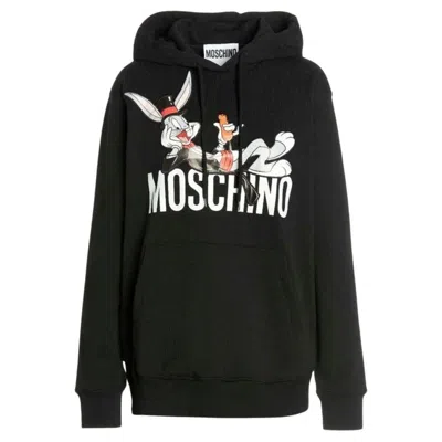 Pre-owned Jeremy Scott Ss23 Moschino Couture  Red Bugs Bunny Chinese New Year Hoodie