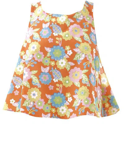 Jeremy Scott Top Arancione In Orange