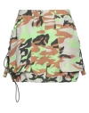 Jeremy Scott Woman Mini Skirt Acid Green Size 8 Linen In Green