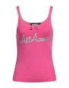 Jeremy Scott Woman Top Fuchsia Size 8 Cotton, Elastane In Pink