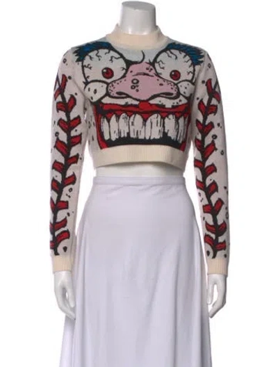 Pre-owned Jeremy Scott Wool Printed Sweater In Multi