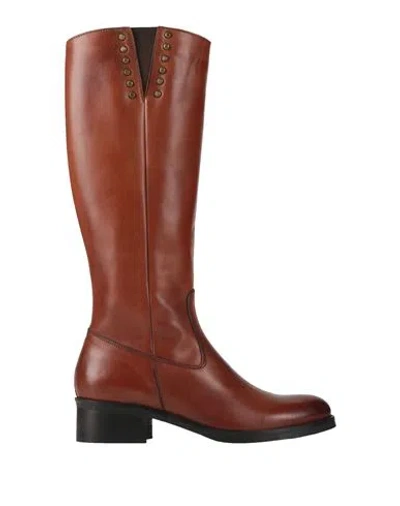 J-ero' Woman Boot Brown Size 9 Leather