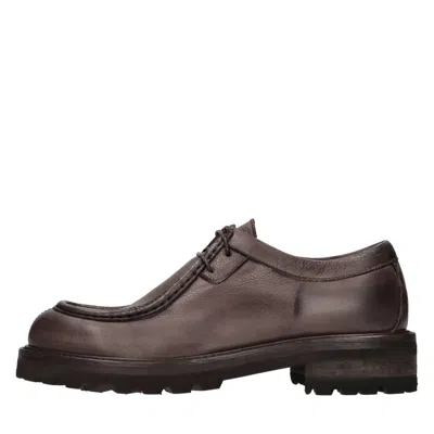 Jerold Wilton Flat Shoes In Marrone Scuri