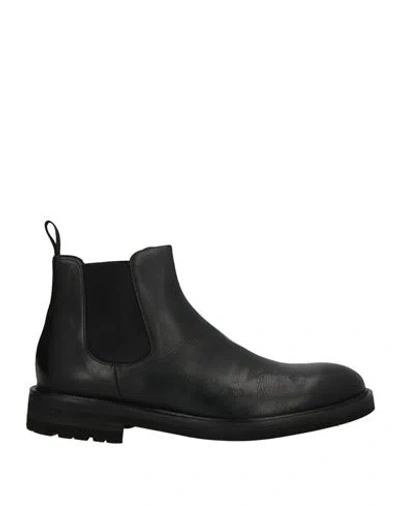 Jerold Wilton Man Ankle Boots Black Size 7 Leather