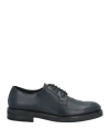 Jerold Wilton Man Lace-up Shoes Midnight Blue Size 11 Soft Leather