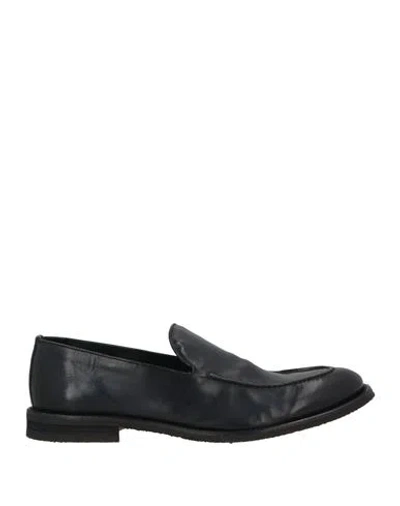 Jerold Wilton Man Loafers Midnight Blue Size 7 Leather In Multi