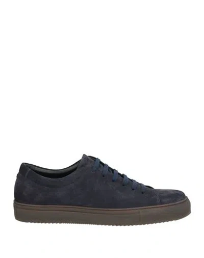 Jerold Wilton Man Sneakers Midnight Blue Size 11 Leather