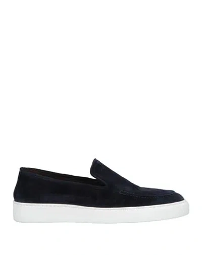 Jerold Wilton Man Sneakers Midnight Blue Size 10 Soft Leather