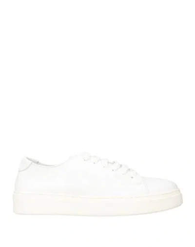 Jerold Wilton Man Sneakers White Size 7 Leather In Multi
