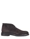 Jerold Wilton Suede Ankle Boots In Brown