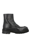Jerold Wilton Woman Ankle Boots Black Size 6 Leather In Black