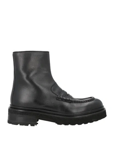 Jerold Wilton Woman Ankle Boots Black Size 6 Leather