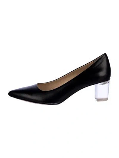 Pre-owned Jerome C. Rousseau Leather Pumps In Black