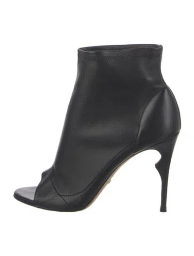 Pre-owned Jerome C. Rousseau Leather Sandals In Black