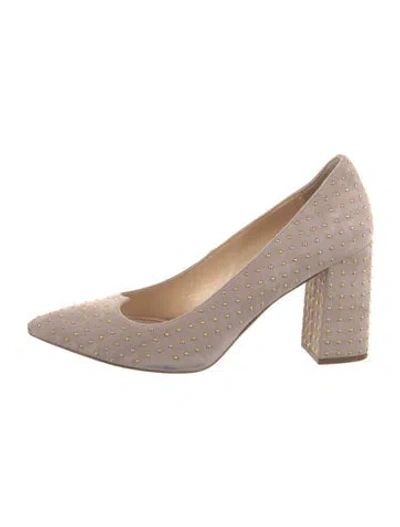 Pre-owned Jerome C. Rousseau Suede Pumps In Purple