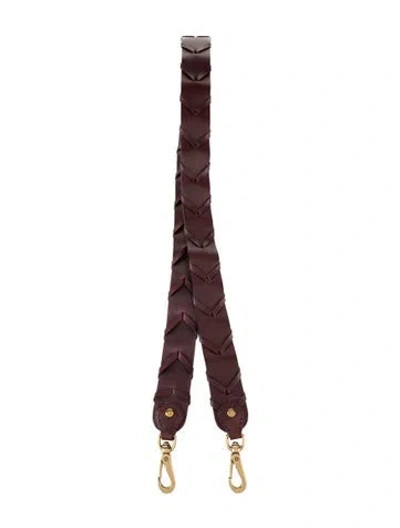 Pre-owned Jérôme Dreyfuss Bag Strap In Burgundy