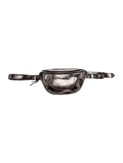 Pre-owned Jérôme Dreyfuss Belt Bag In Silver