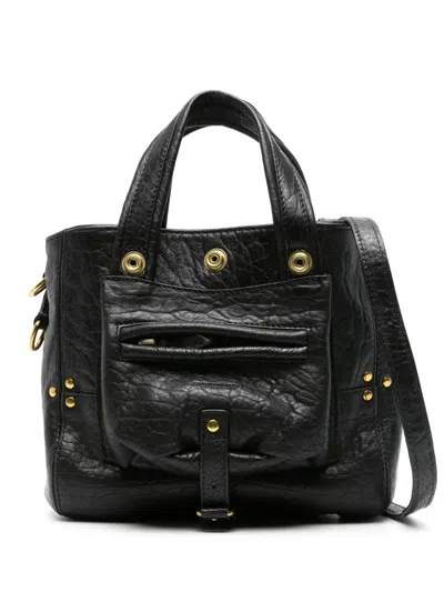 Jérôme Dreyfuss Billy Leather Tote Bag In Black