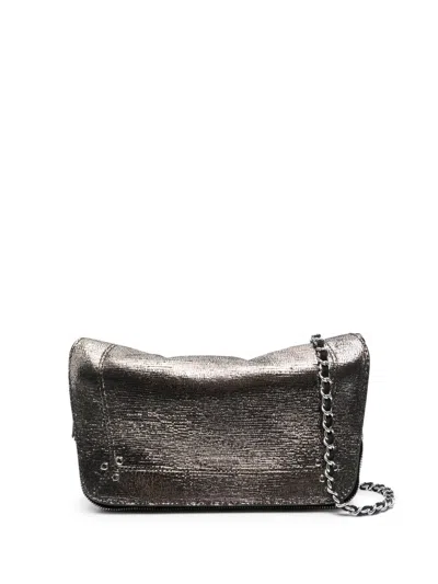 Jérôme Dreyfuss Bobi Lamé-effect Crossbody Bag In Gold