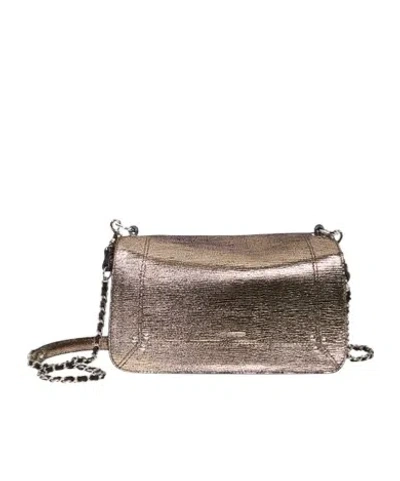 Jérôme Dreyfuss Bobi M Long Strap Bag In Gold