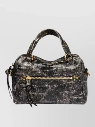Jérôme Dreyfuss Bowling Mini Wallet Crossbody Strap Zip